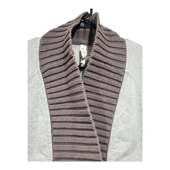 Lululemon Women’s Bliss Break Wrap Jacket Yoga Gray  French Terry Size 4 - Picture 4 of 10